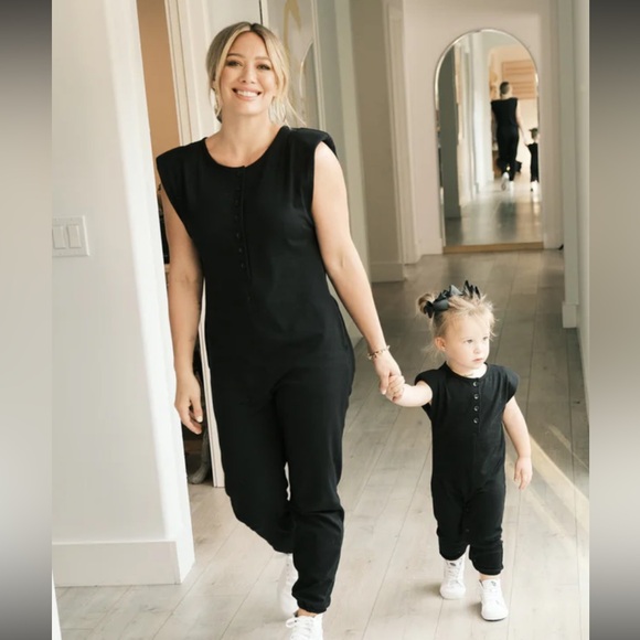 Smash + Tess X Hilary Duff The Banks Romper Black Sz S - Picture 2 of 13
